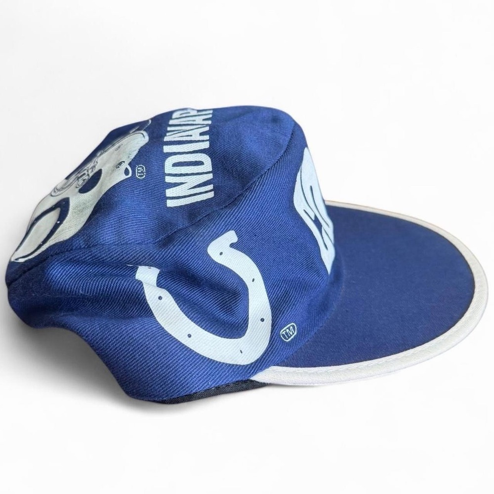 Vintage 80s Indianapolis Colts NFL Football Sports Painters Hat Cap S/M USA OSFA - Picture 3 of 7